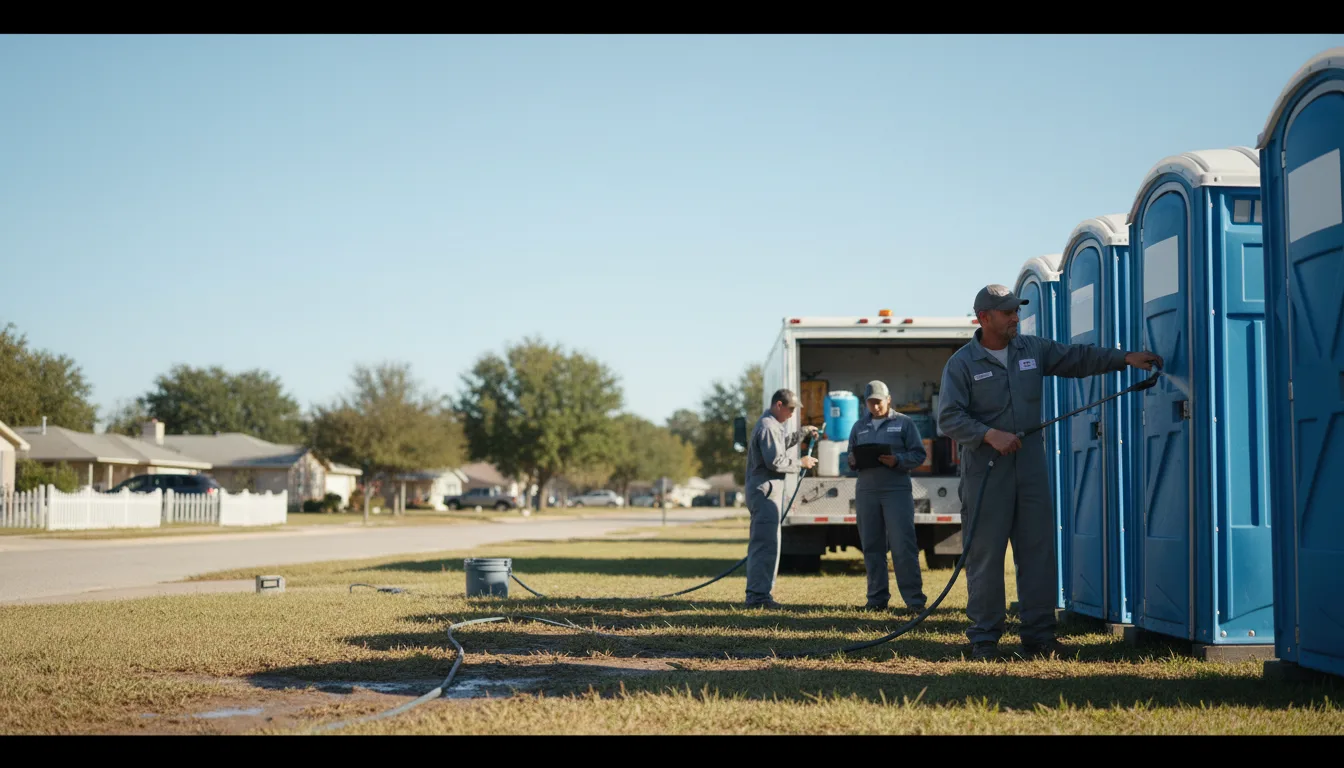 Long-Term Portable Toilet Rental in Glenbeulah, WI near me